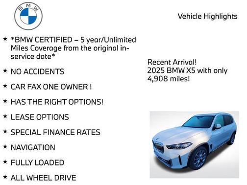 2025 BMW X5 PHEV xDrive50e