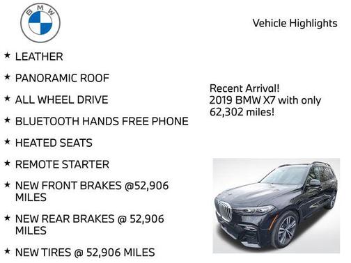 2019 BMW X7 xDrive40i