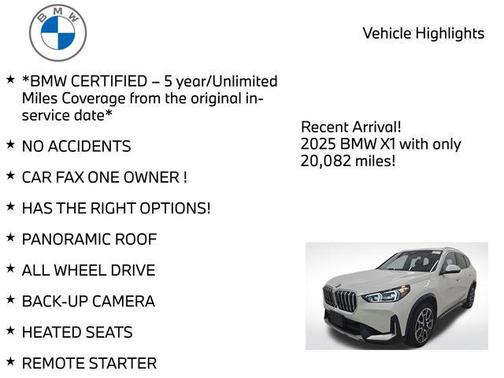 2025 BMW X1 xDrive28i