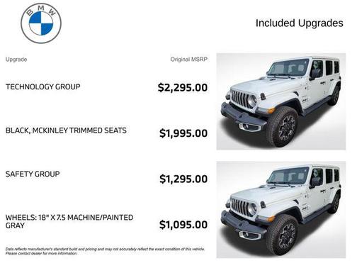 Bright White Clearcoat 2024 Jeep Wrangler 4-Door Sahara 4x4