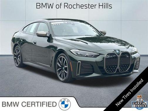 San Remo Green Metallic 2023 BMW i4 Gran Coupe M50