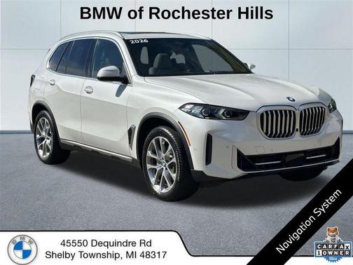 Mineral White Metallic 2026 BMW X5 xDrive40i