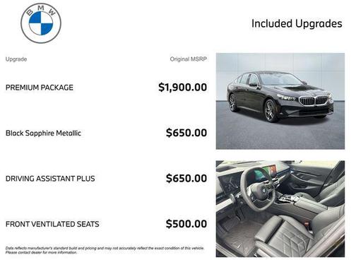 Black Sapphire Metallic 2026 BMW 530 xDrive