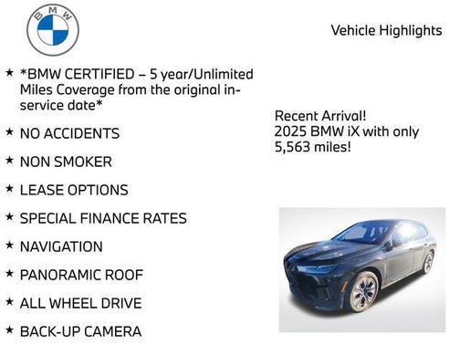 2025 BMW iX xDrive50
