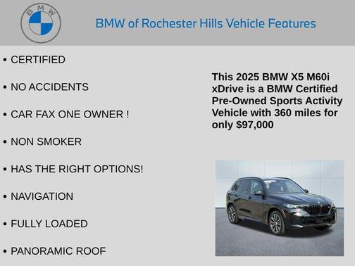 2025 BMW X5 M60i