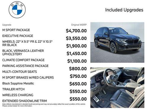 Black Sapphire Metallic 2022 BMW X5 xDrive40i