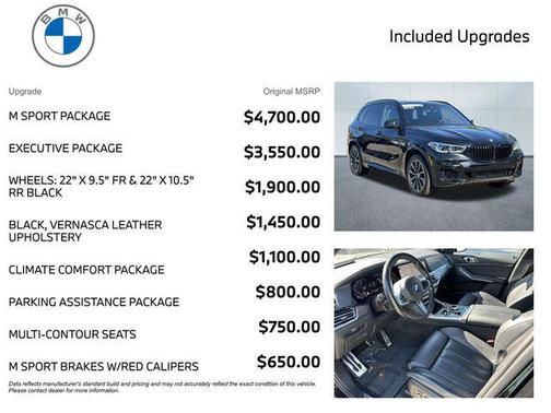 Black Sapphire Metallic 2022 BMW X5 xDrive40i