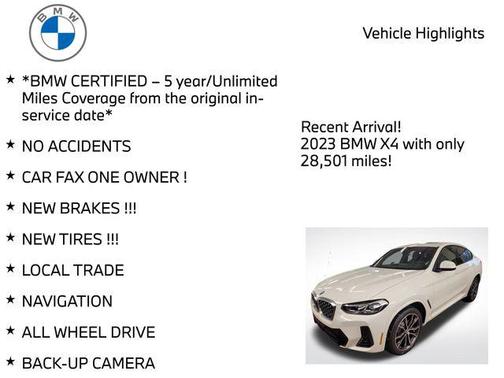 2023 BMW X4 xDrive30i