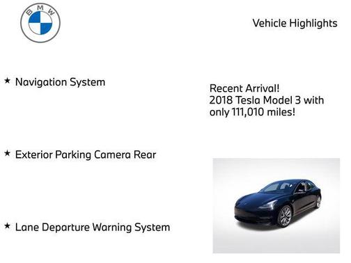 Black 2018 Tesla Model 3 Long Range