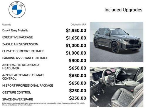 Dravit Grey Metallic 2024 BMW X5 M60i