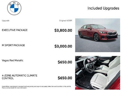 Vegas Red Metallic 2026 BMW 540 xDrive