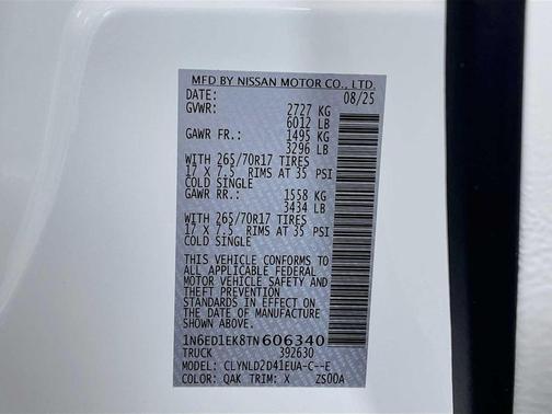 2026 Nissan Frontier PRO-4X