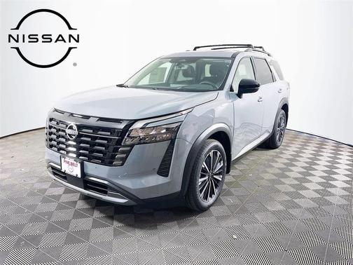 Boulder Gray Pearl 2026 Nissan Pathfinder Platinum