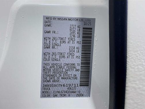 2026 Nissan Frontier PRO-4X