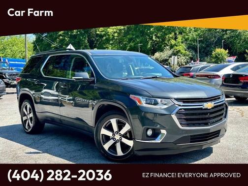 Graphite Metallic 2020 Chevrolet Traverse LT Leather