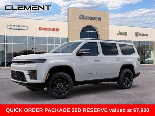 Bright White Clearcoat 2026 Jeep Grand Wagoneer Limited Reserve