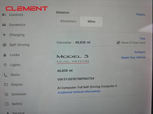 White 2021 Tesla Model 3 Performance