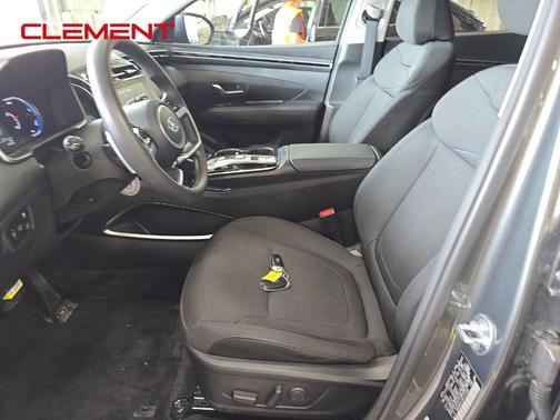 Amazon Gray 2023 Hyundai TUCSON Hybrid Blue
