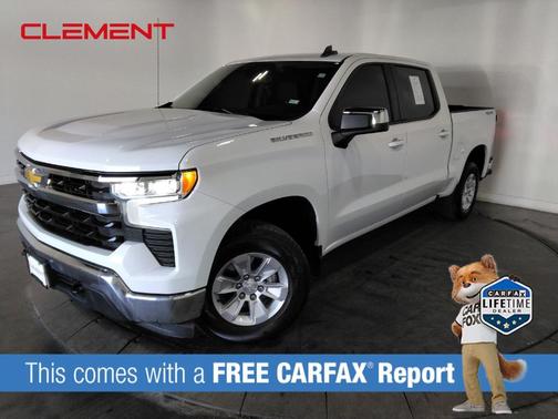 Summit White 2023 Chevrolet Silverado 1500 LT