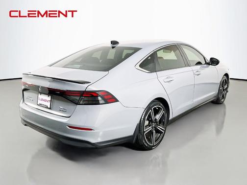 White 2024 Honda Accord Hybrid Sport