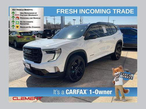 Summit White 2026 GMC Acadia Elevation