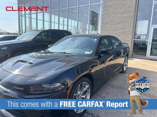 Pitch Black Clearcoat 2023 Dodge Charger GT