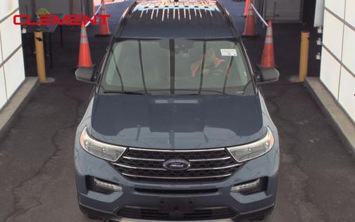 Blue 2021 Ford Explorer XLT