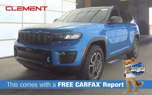 Hydro Blue Pearlcoat 2022 Jeep Grand Cherokee 4xe Trailhawk