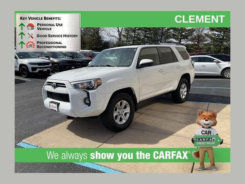 White 2022 Toyota 4Runner SR5