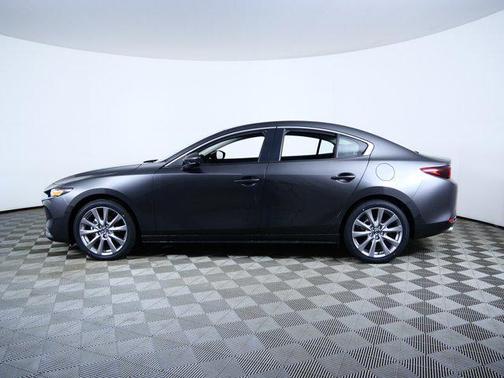 Machine Gray Metallic 2026 Mazda Mazda3 FWD w/Preferred Package