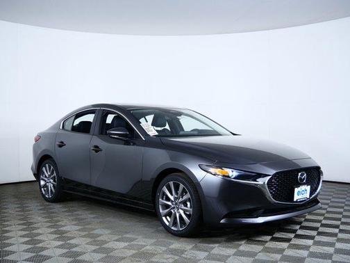 Machine Gray Metallic 2026 Mazda Mazda3 FWD w/Preferred Package