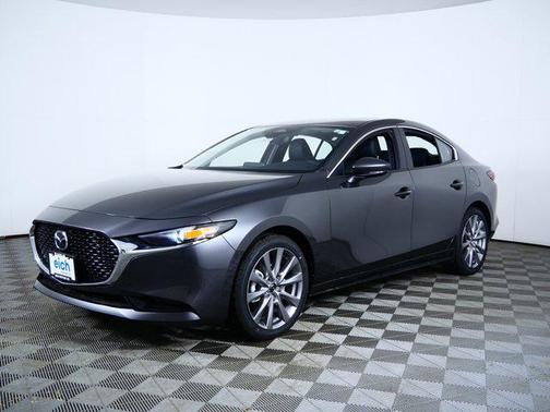 Machine Gray Metallic 2026 Mazda Mazda3 FWD w/Preferred Package