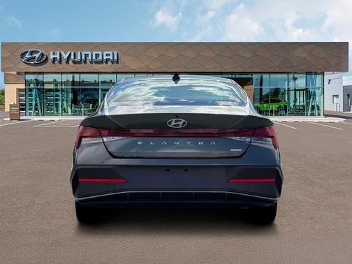 Amazon Gray 2026 Hyundai ELANTRA HEV Blue