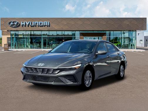 Amazon Gray 2026 Hyundai ELANTRA HEV Blue