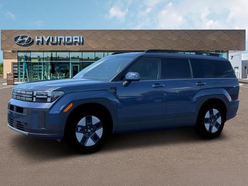 Atlantic Blue 2026 Hyundai SANTA FE HEV SEL