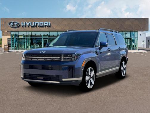 Atlantic Blue 2026 Hyundai SANTA FE HEV Limited