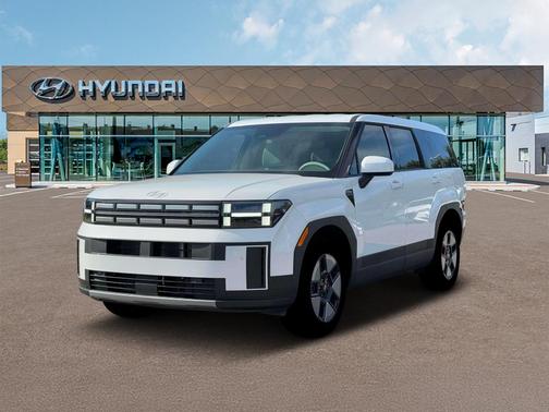White 2026 Hyundai SANTA FE HEV SE