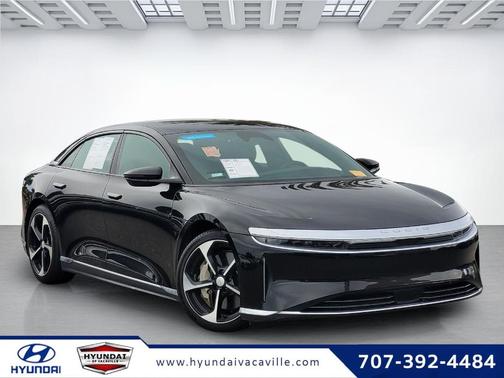 Infinite Black Metallic 2023 Lucid Air Pure