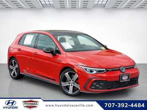 Tornado Red w/ Black Roof 2023 Volkswagen Golf GTI 2.0T 40th Anniversary Edition