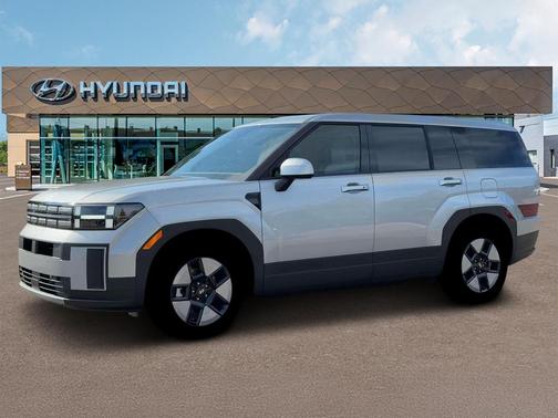 Shimmering Silver 2026 Hyundai SANTA FE HEV SE