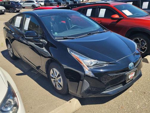 Midnight Black Metallic 2016 Toyota Prius Three