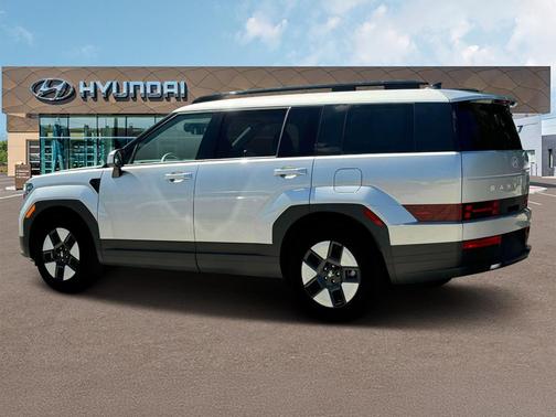 Shimmering Silver 2025 Hyundai SANTA FE HEV SEL