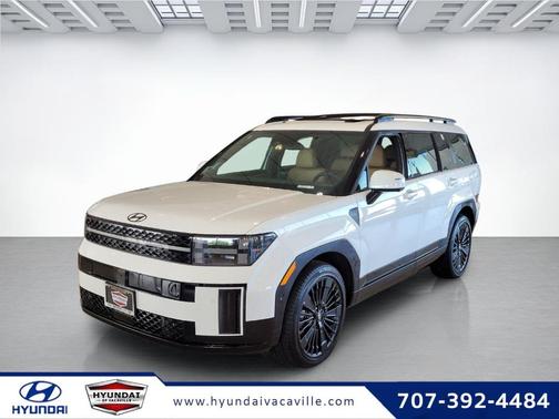 White 2026 Hyundai SANTA FE HEV Calligraphy