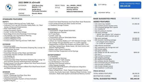 2022 BMW iX xDrive50