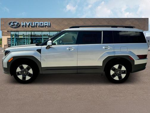 Shimmering Silver 2025 Hyundai SANTA FE HEV SEL