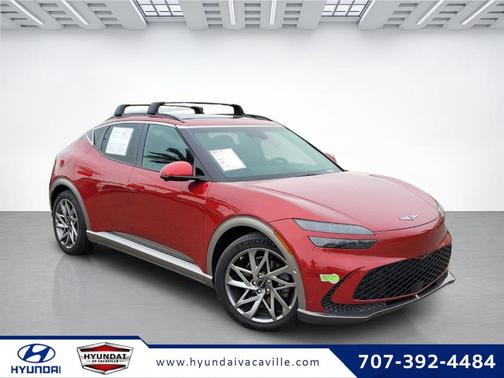 Red 2023 Genesis GV60 Advanced