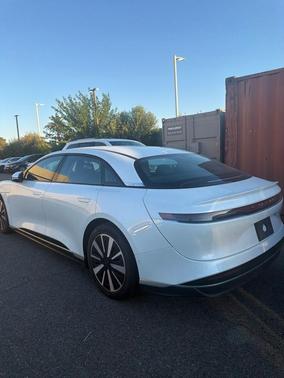 Stellar White 2025 Lucid Air Touring