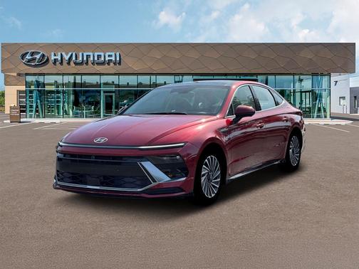 Red 2026 Hyundai SONATA Hybrid Limited