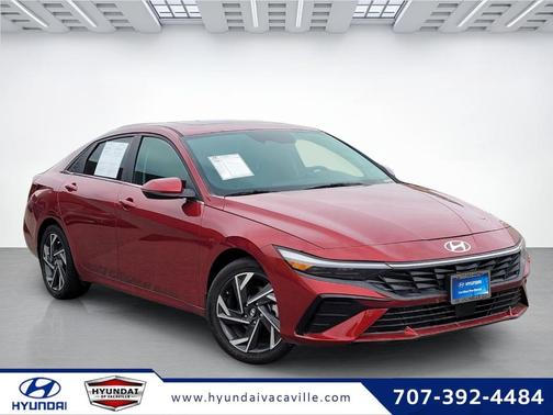 Red Metallic 2024 Hyundai ELANTRA HEV Limited