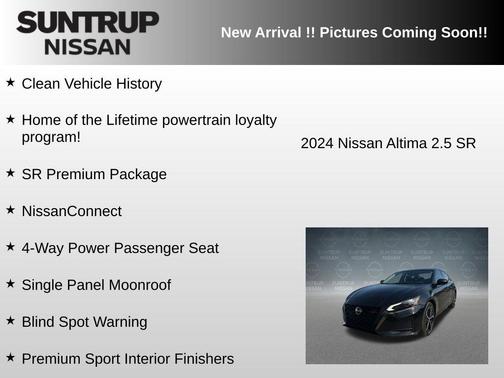 Black 2024 Nissan Altima 2.5 SR